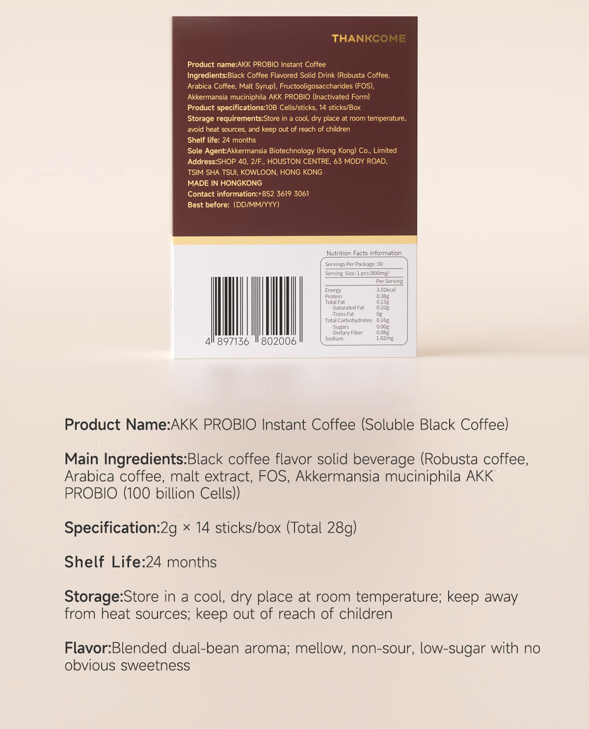 AKK PROBlO Instant Coffee